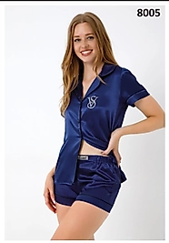 8005 Lacivert şort takım