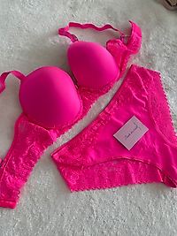 c cup pembe Sütyen takımı