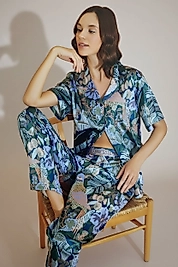 v107 desenli pijama takımı