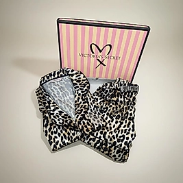 7009 leopar şort takımı