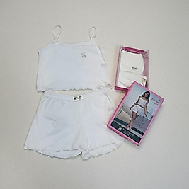 VS ECRU FİTİLLİ ASKILI SORT TAKIM